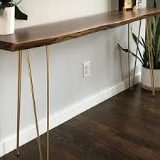 Live Edge Sofa Table Home Bar Table Home Bar Table Farmhouse Console Table Live Edge Dining Table
