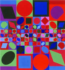 Folklore Plastic Alphabet By Victor Vasarely Victor Vasarely Victor Op Art