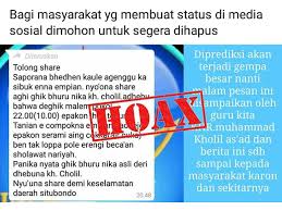 Are you see now top 10 novie sholawat nama keluarga rosul results on the web. Salah Informasi Akan Terjadi Gempa Bumi Di Situbondo Dengan Mencatut Nama Kiai Turnbackhoax Id
