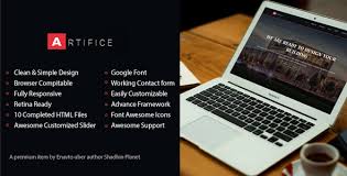 Artifice Interior Design Decor Artifice Template Web Design Inspiration Website Template Design