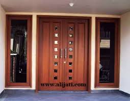 Berbekal dari jenis penempatan pintu itu, maka pemilihan pintu rumah bisa menggunakan acuan pintu jenis ini biasanya pintu jenis ekserior, tahan terhadap cuaca air dan sinar uv. Spesifikasi Pintu Rumah Minimalis Super Mewah