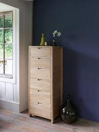 Bedroom furniture tall chest of drawers. Bosco Bedroom 6 Drawer Tall Chest Ercol