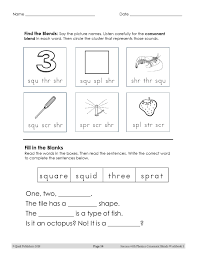 Reviewing 3 Letter Consonant Blends Is Easy With These Great Worksheets From The Success With Phon Blends Worksheets Letter Blends Consonant Blends Worksheets