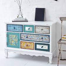 Signaturehardware.com has been visited by 10k+ users in the past month Schon Kommode Bunte Schubladen Kommode Vintage Bunt Bunte Kommoden Kommode Shabby Chic