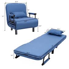 Costway Convertible Sofa Bed Folding Arm Chair Sleeper Leisure Recliner Lounge Couch Walmart Com In 2020 Convertible Sofa Bed Convertible Sofa Lounge Couch