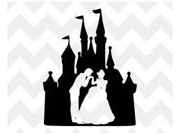 Image Result For Disney Castle Wedding Cake Topper Svg Castle Silhouette Disney Castle Tattoo Disney Castle Silhouette