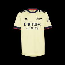 Jedoch mit einer aktion gegen ihren trikotsponsor nike. Adidas Fc Arsenal Kinder Auswarts Trikot 2021 22 Gelb Dunkelblau Fussball Shop