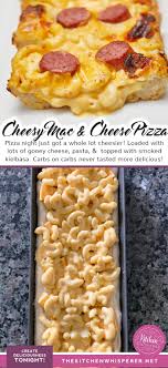 Cheesy Mac Cheese Pizza