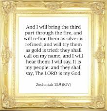 Zechariah 13 9 Kjv Kjv Bible Scriptures Scripture Cards