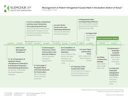 Timeline Explaining The Management Of Patent Infringement