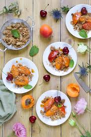 Crumble D Abricots Recette Facile Et Rapide Un Dejeuner De Soleil Recette En 2020 Recette Facile Et Rapide Recette Facile Recette