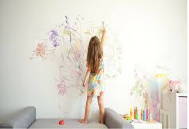 This time a little bit bigger wall doodle. 4 Tricks That Prevent Your Toddler From Scribbling On The Walls