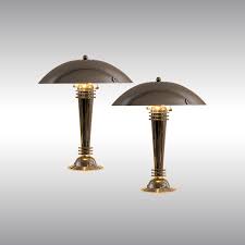 What is the price range for art deco table lamps? Woka Lamps Vienna 50069 Pair Of Vintage Art Deco Lamps