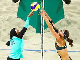 1 in the fivb rankings, the u.s. Photo Of Egyptian And German Women S Volleyball Players Is What The Olympics Is About