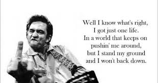 I Won T Back Down Johnny Cash Good Audio Lyrics Johnny Cash Quotes Johnny Cash Johnny Cash Albums