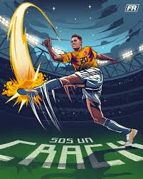 Juan fernando quintero paniagua is a colombian professional footballer who plays as an attacking midfielder for argentine club river plate, on loan from portuguese fc porto. Juan Fernando Quintero Ilustracion Illustration Fifa World Cup 2018 Futbolred On Behance Fifa World Cup Fifa World Cup 2018