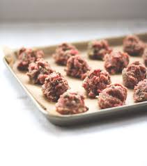 Hackfleischballchen Meatballs Aus Dem Ofen Rezept Von Moeyskitchen Com Hackfleischballchen Rezepte Hackfleischballchen Rezept