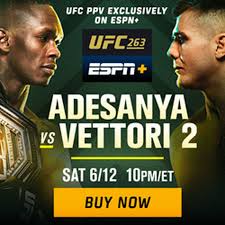 Ufc 263 is an upcoming mixed martial arts event produced by the ultimate fighting championship that will take place on june 12, 2021 at a tba location. Ufc 263 Live Stream Results Adesanya Vs Vettori 2 Play By Play Updates Mmamania Com