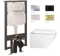 SDAYI Fantastic Design Cistern Hidden Tank Ceramic Gold Customized Color  Bathroom Matt Black Wall Hung Mount Toilet for Hotel