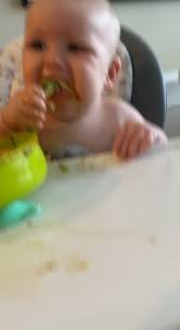 Like father like son…. #deathtoavacado #son #prouddad #gross #mom #rocket  #loveyou #viral #baby