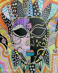 Maskara Festival Whimsypallette Festivals Around The World Coloring Books Festival