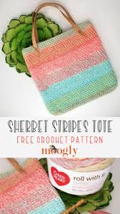 Find red heart® roll with it sparkle™ yarn at michaels. Sherbet Stripes Tote Free Crochet Bag Pattern Moogly Crochet Bag Pattern Free Crochet Bag Crochet Market Bag