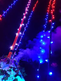 Touch device users, explore by touch or with swipe gestures. Neon Red And Blue Lights At Autumn Lights Festival Blue Neon Lights Light Blue Aesthetic Black And White Photo Wall