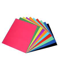 full chart paper size 70 x 56 cm premium quality both side colored multi use pastel craft paper 300 gsm 10 vibrant colors