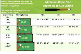 pool table sizes ozumin site