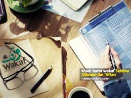 Dalilnya firman allah ﷻ yang berbunyi Kisah Harta Wakaf Saidina Uthman Ibn Affan Jom Urus Duit