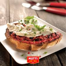Bruschetta Doppio Pomodore Mutti France Recette Alimentation Recette Italienne Facile Recette