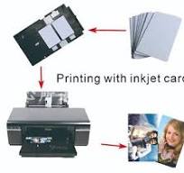 Inkjet Printable 13.56Mhz RFID card blank Classic 1K Card ...