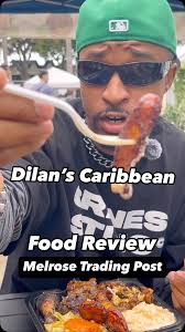 Next up in our MTP Food Review Series with Bryan Crane — it’s  @dilanscaribbeangrill! 💗, You can find the Dilan’s truck parked by the  Fairfax Entrance every Sunday at Melrose Trading Post. 🌴, ...