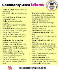 Commonly Used Idioms In English Blind Date A Date Where The Two People Have Never Met Before Get Along With To Have Idioms Idioms In English English Lessons