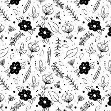 Black And White Floral Pattern Pattern Clipart Black And White Floral Png And Vector With Transparent Background For Free Download Floral Pattern Vector Floral Background Background Patterns