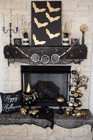 Decorate your fireplace/mantel with halloween decorations instead of just for christmas. 70 Great Halloween Mantel Decorating Ideas Digsdigs