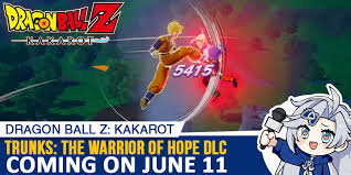 Dragon ball z kakarot dlc 3 release date xbox one. Dragon Ball Z Kakarot Trunks The Warrior Of Hope Dlc On June 11