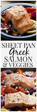 Easy One Pan Greek Salmon Cooking For Keeps Recipe Recipes Salmon Recipes Cooking