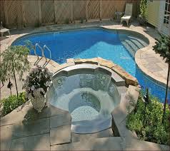 Soaking Pools For Small Yards Pools For Small Yards Backyard Pool Landscaping Small Backyard Pools