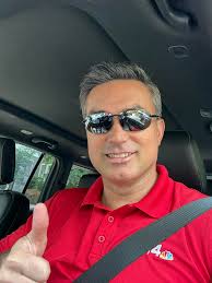 On my way to Backyard Weather! Should be fun!! Wow I'm looking grey. Ha ha