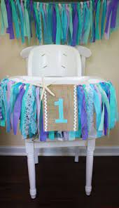 under the sea highchair banner mermaid party 1st birthday etsy sea birthday party 1st birthday banners sea birthday