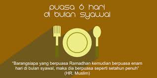 Puasa ini baru boleh dilaksanakan mulai tanggal 2 syawal. Puasa Selama 6 Hari Pada Bulan Syawal Hukumnya Adalah