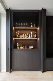 Pivot Sliding Doors Conceal The Bar Bar Maison Moderne Mobilier De Bar Meuble Bar