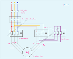 Star Delta Starter Power Circuit Diagram Circuit Diagram Electrical Circuit Diagram Delta Connection
