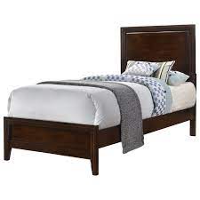 Portland white twin xl platform bed with open foot board. Lane Home Furnishings 1006 Agathis Twin Bed With Panel Headboard Royal Furniture Platform Beds Low Profile Beds