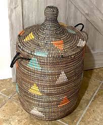 Alima Black Senegal Storage Basket - Welcome to Bozzena - African Home  Decor Pillows, Blankets, Baskets, Candles.