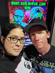 Nicky Aguire and I in Cincinnati with Marilyn Manson