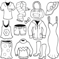 You'll find a huge range of free printable coloring sheets that capture the freedom and fun of the summer vacation. Clothes Coloring Pages Surfnetkids