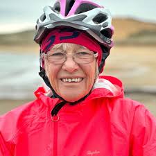 Mavis Peterson just completed a 1000 mile bike ride for charity