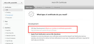 Apple Developer Account Error Maximum Number Of Certificates Generated Development Stack Overflow